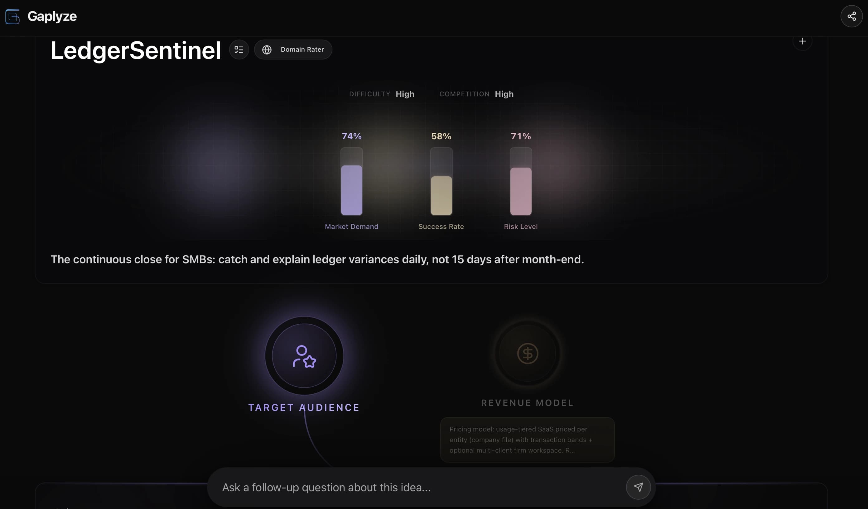 Entrepreneur reviewing strategy documents at a workspace desk