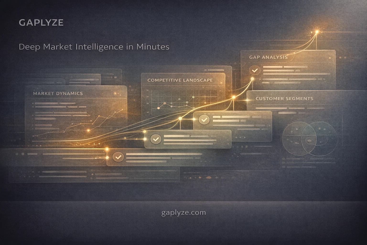 Deep research analysis showing comprehensive market intelligence